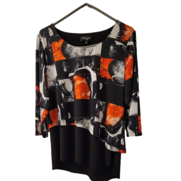 Red Carol Long Sleeve Top - Picture 2 of 6